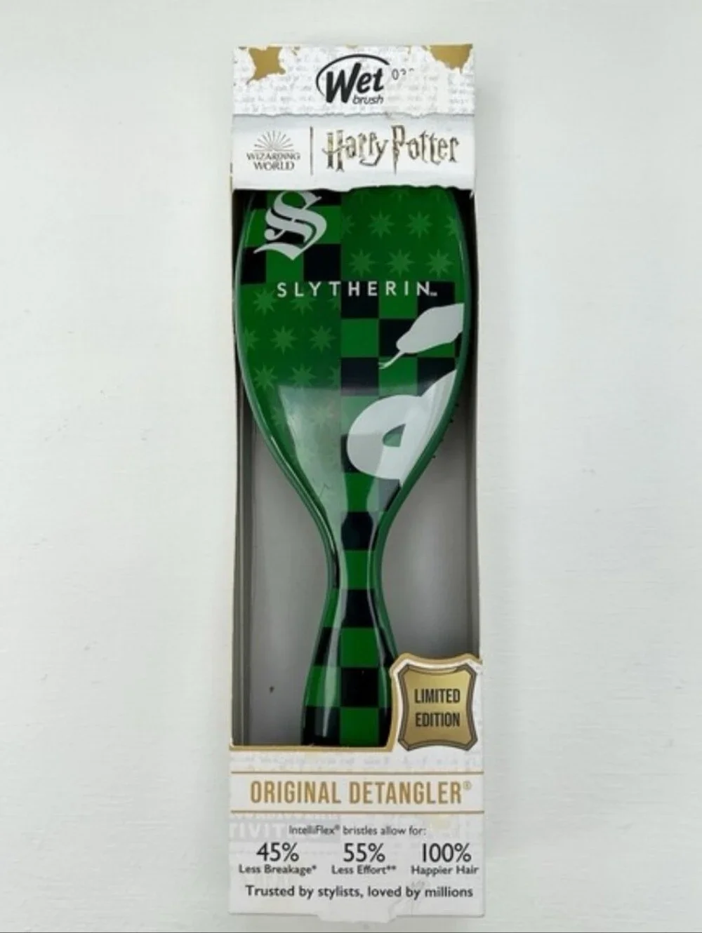 Wet Brush Harry Potter Slytherin Green Original Detangler Brush Ltd Edition